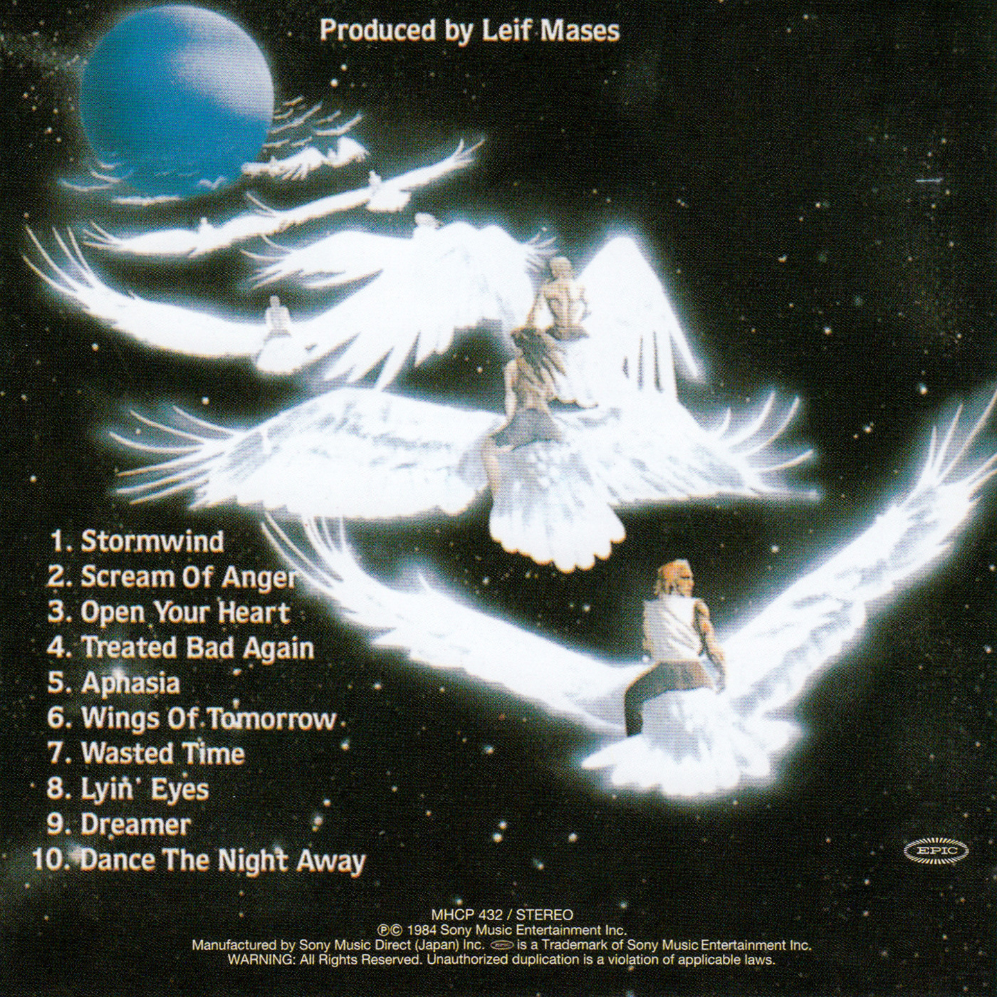 Europe  Wings Of Tomorrow : Booklet 4 JPN